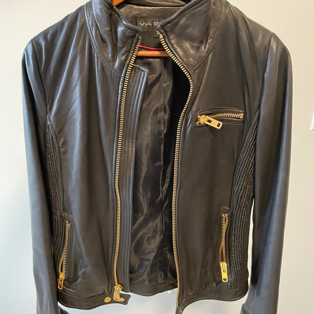 Via Spiga leather jacket